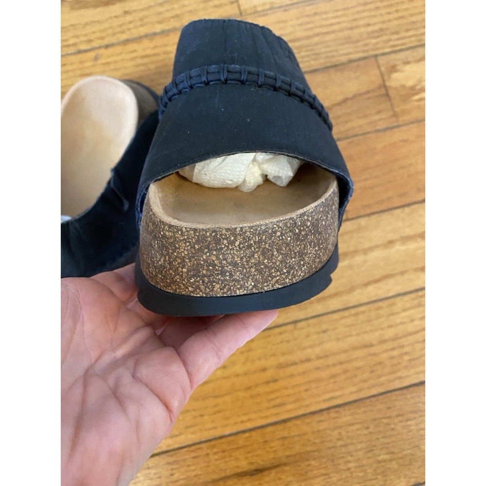 UGG Sunskip Slide Black Slip On Clog Sandal Size 9 - Picture 5 of 14
